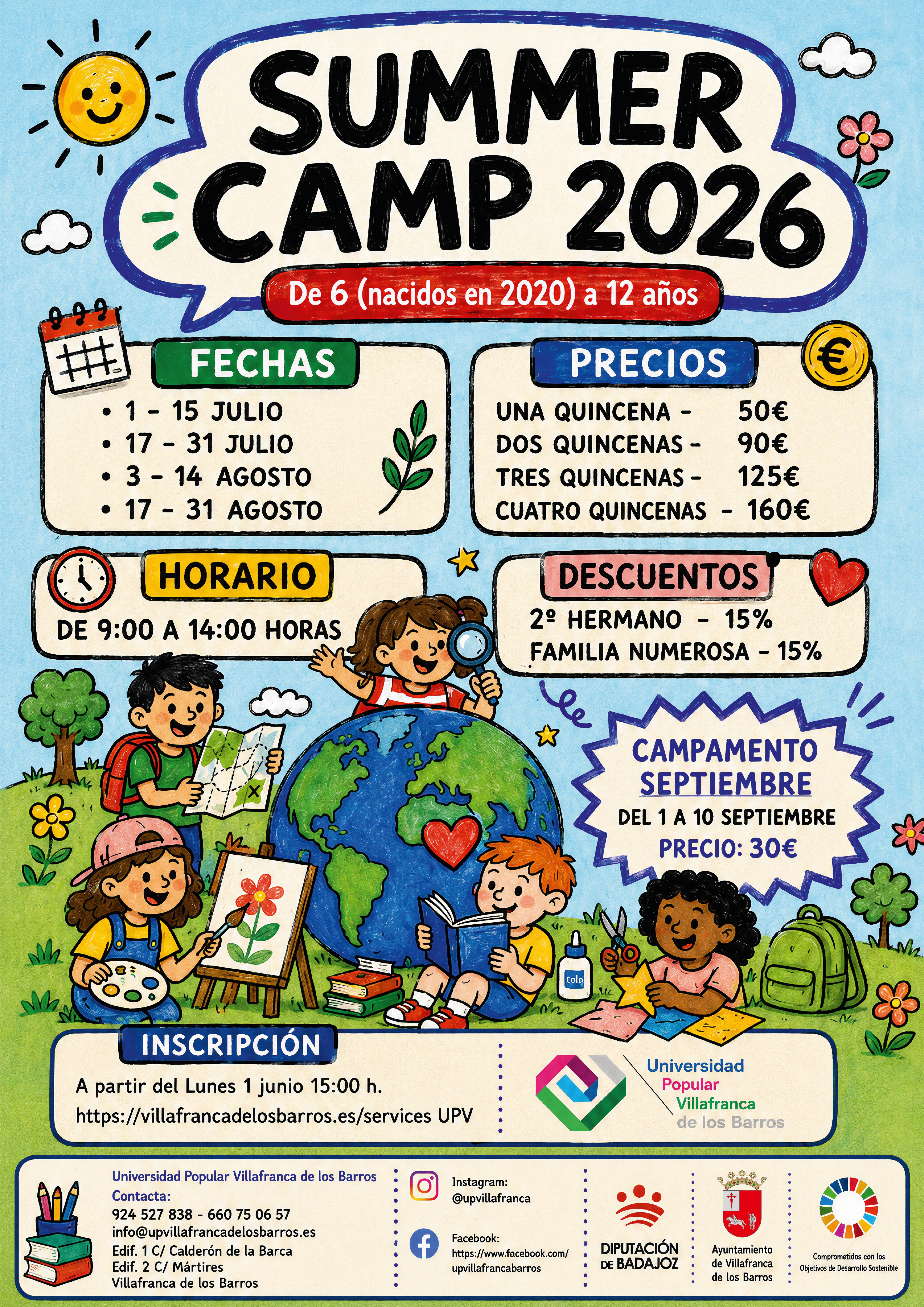 Cartel del Summer Camp 2026